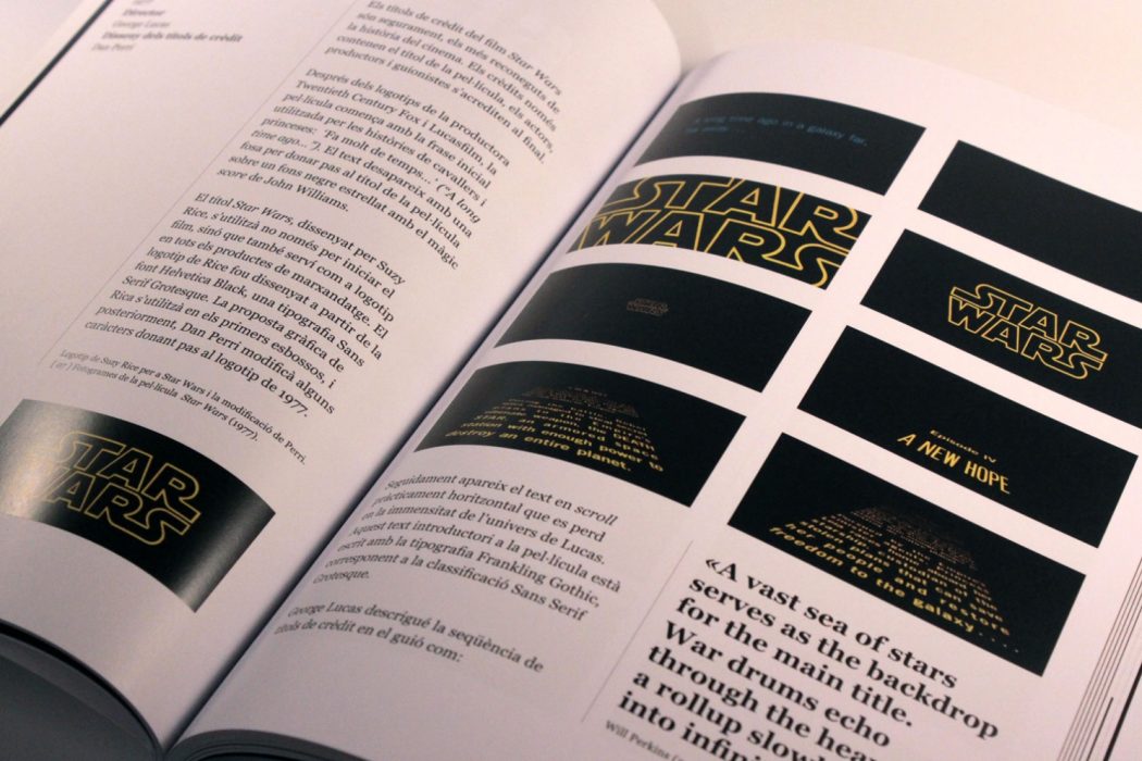 En Ángels Teixidor fa un estudi tipogràfic sobre els crèdits de Hollywood, explorant les fonts