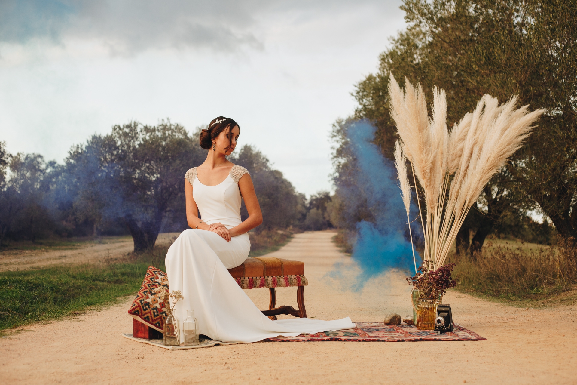 Projecte de fotografía d'Anna Vila Clara sobre una editorial de casament, explorant aquesta estètica